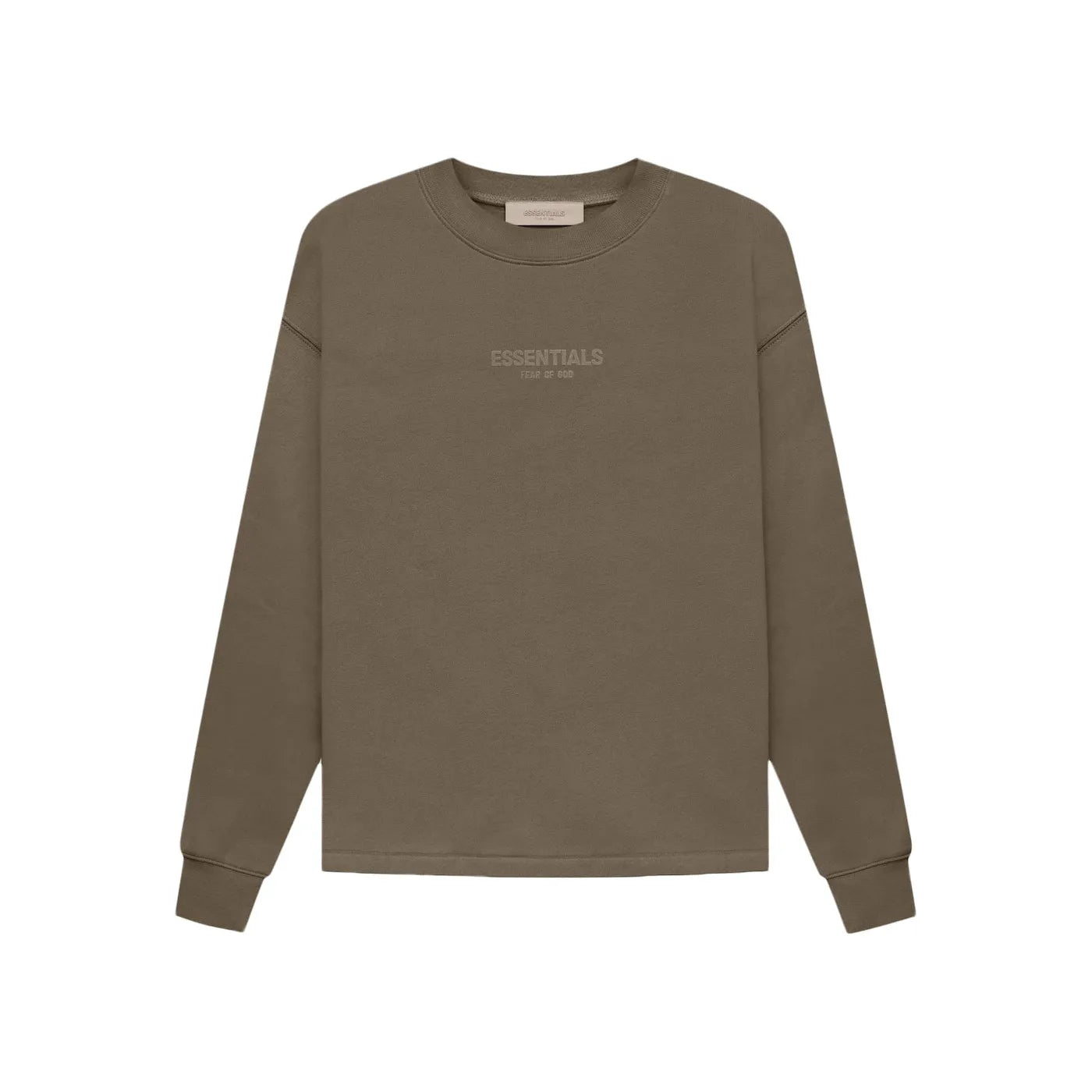 379129 Fear of God Essentials Relaxed Crewneck Wood