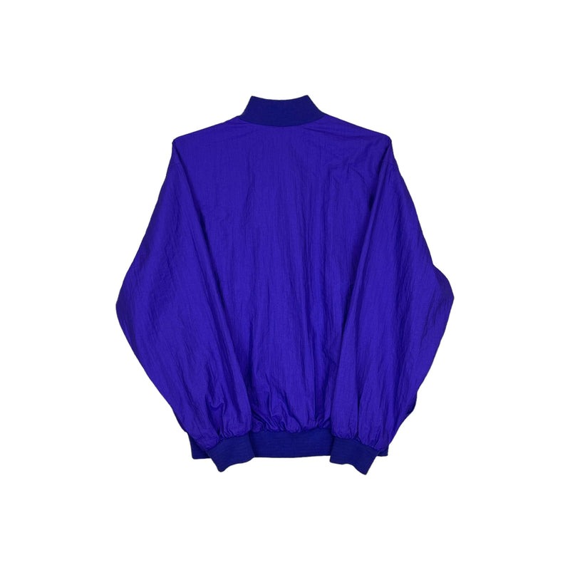 (90s) Mirage Las Vegas Hotel Neon Purple Bomber Jacket