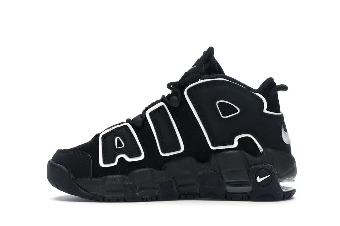 680059 Nike Air More Uptempo Black White (GS)