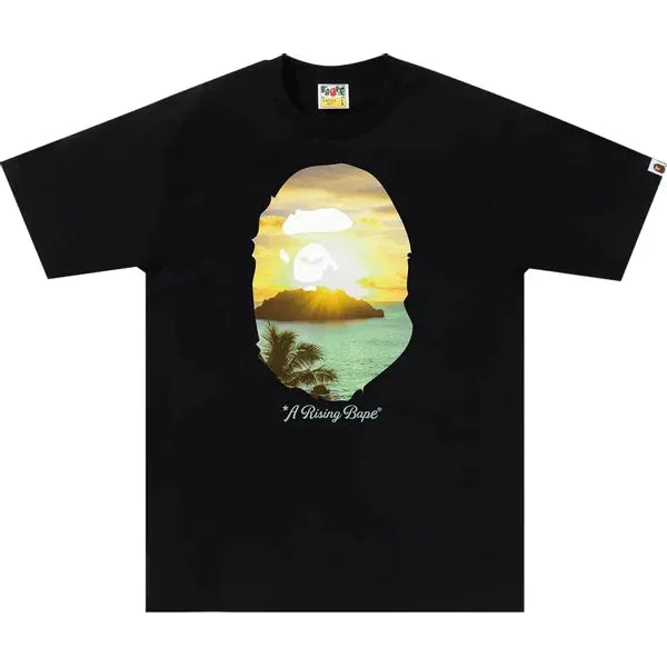 BAPE A Rising Bape Photo Tee 'Black'