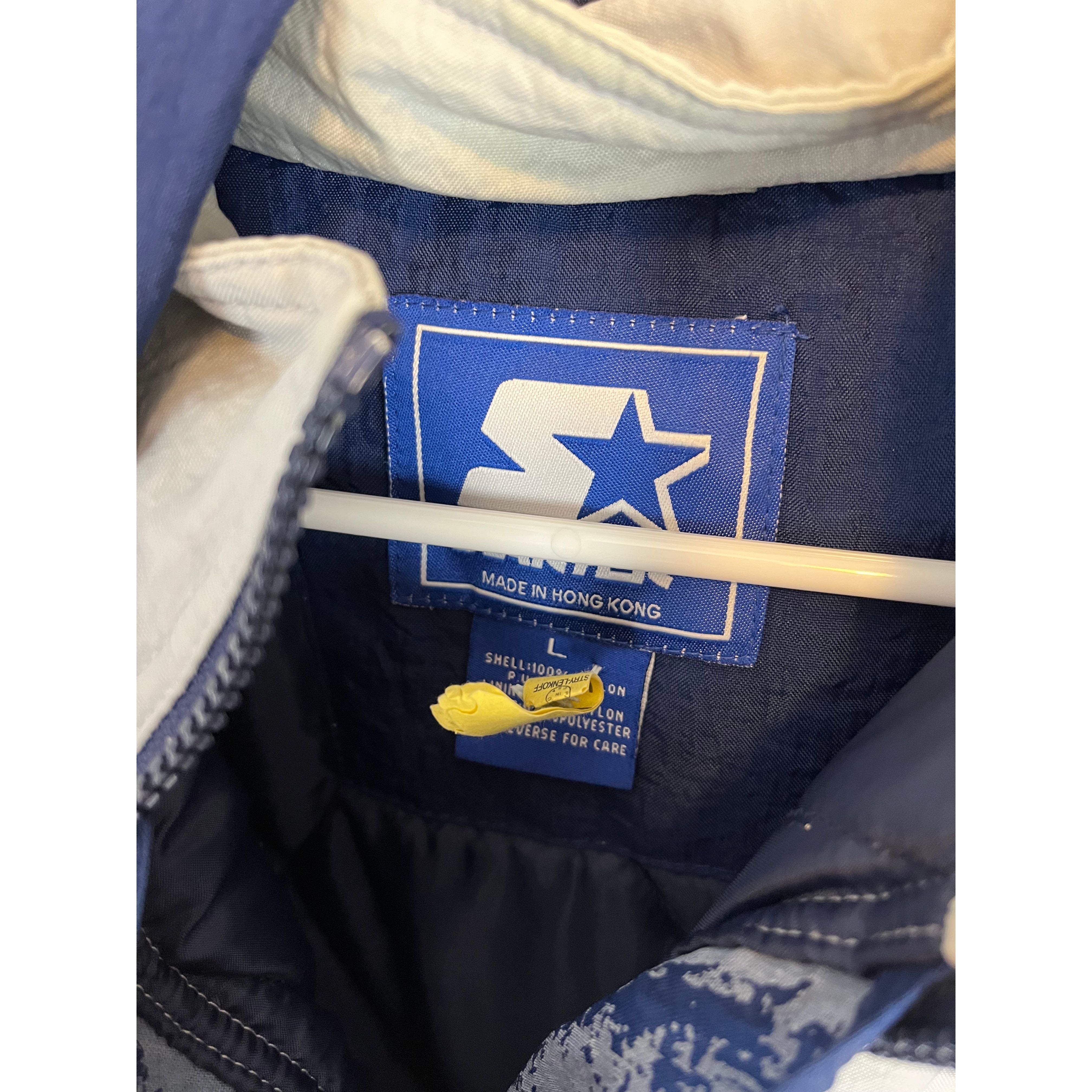 264721 (90s) Penn State University 1/4 Zip Pouch Starter Jacket