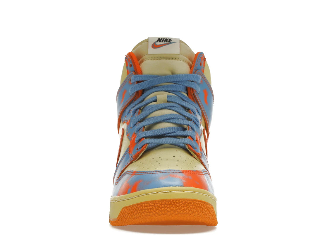 657450 Nike Dunk High 1985 SP Orange Acid Wash