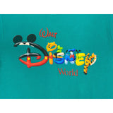 (90s) Disney Character Puffy Spellout Logo T-Shirt