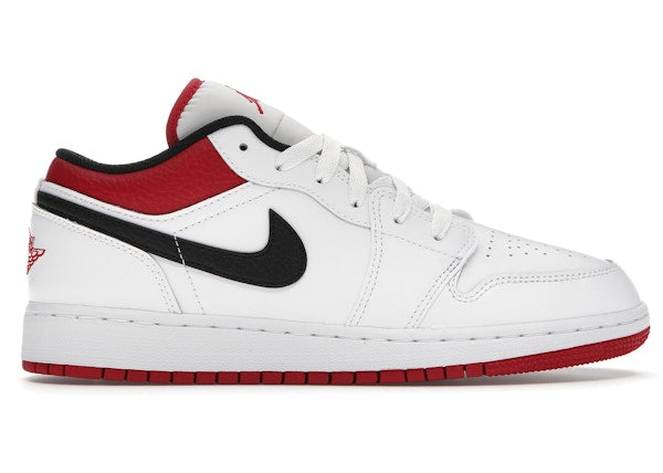 Air Jordan 1 Low GS 'White Gym Red'