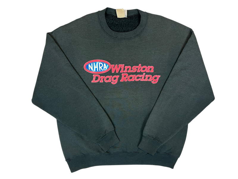 (90s) NHRA Winston Drag Racing Speed Limit Blur Crewneck