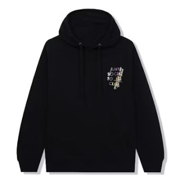 Anti Social Social Club Dissociative Hoodie 'Black'