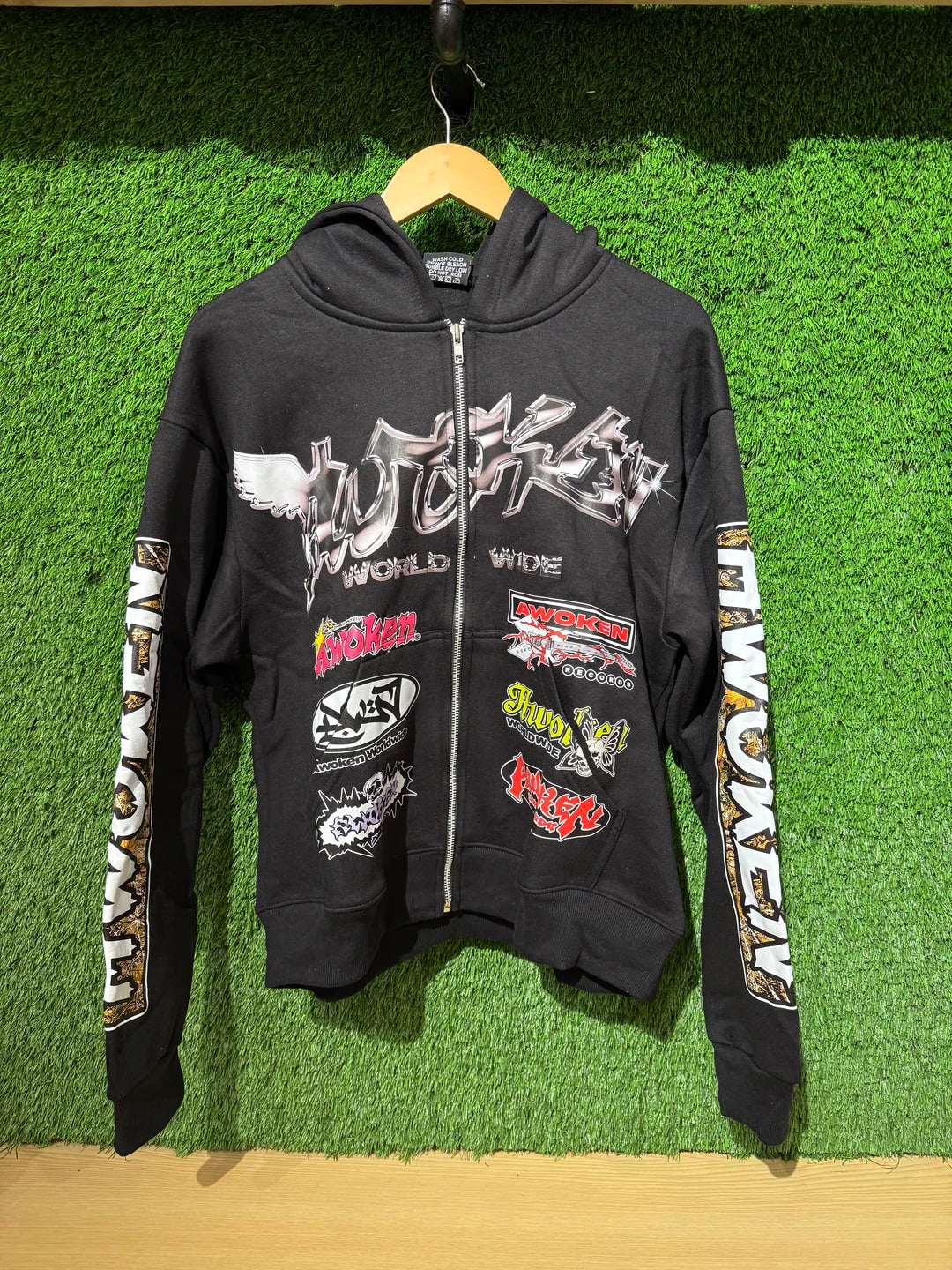 775763 Awoken Dreams Worldwide Zip Up Hoodie