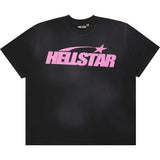 Hellstar Classic T-Shirt (Gel Print) 'Black/Pink'