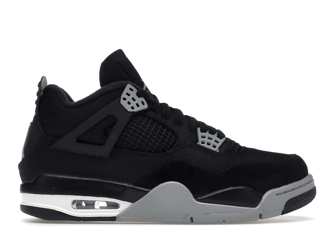 659134 Jordan 4 Retro SE Black Canvas