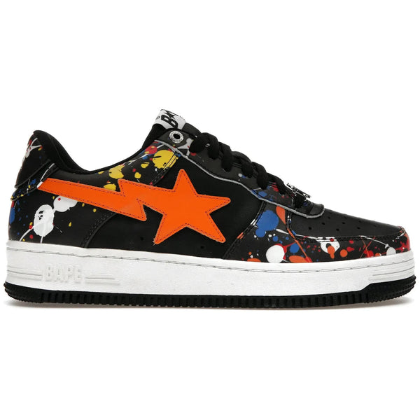 A Bathing Ape Bape Sta Paint Splatter Black