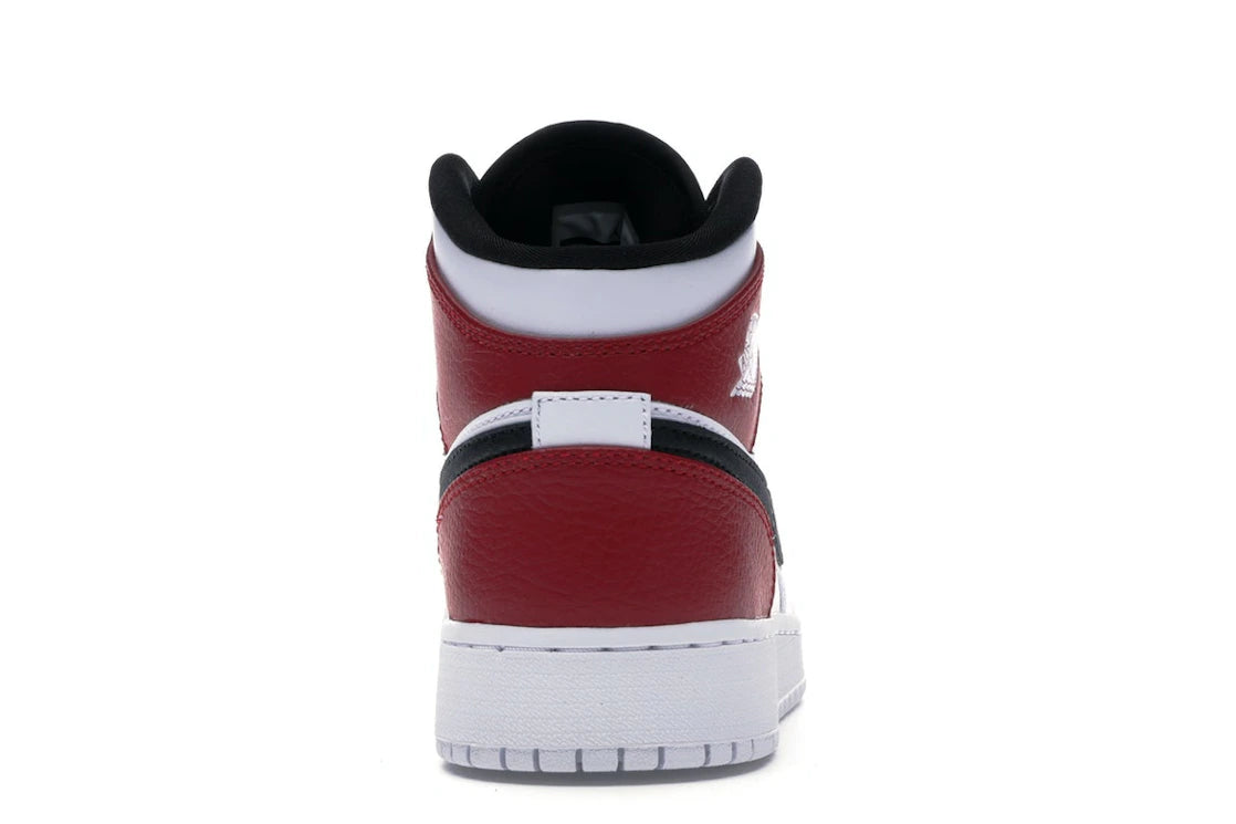 779851 Jordan 1 Mid White Black Gym Red (GS)