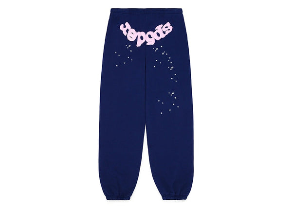 Sp5der OG Web Sweatpants Navy