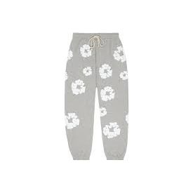 411624 Denim Tears The Cotton Wreath Sweatpants Grey