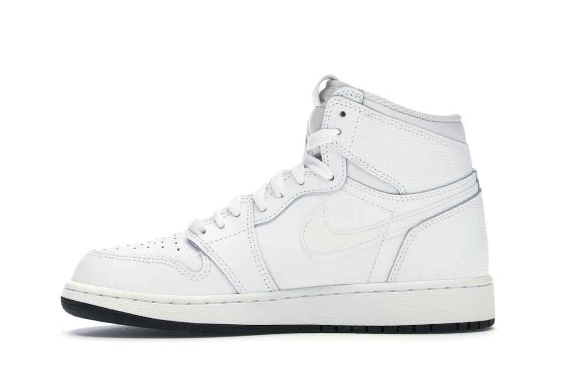 283598 Jordan 1 Retro High Perforated White (GS)