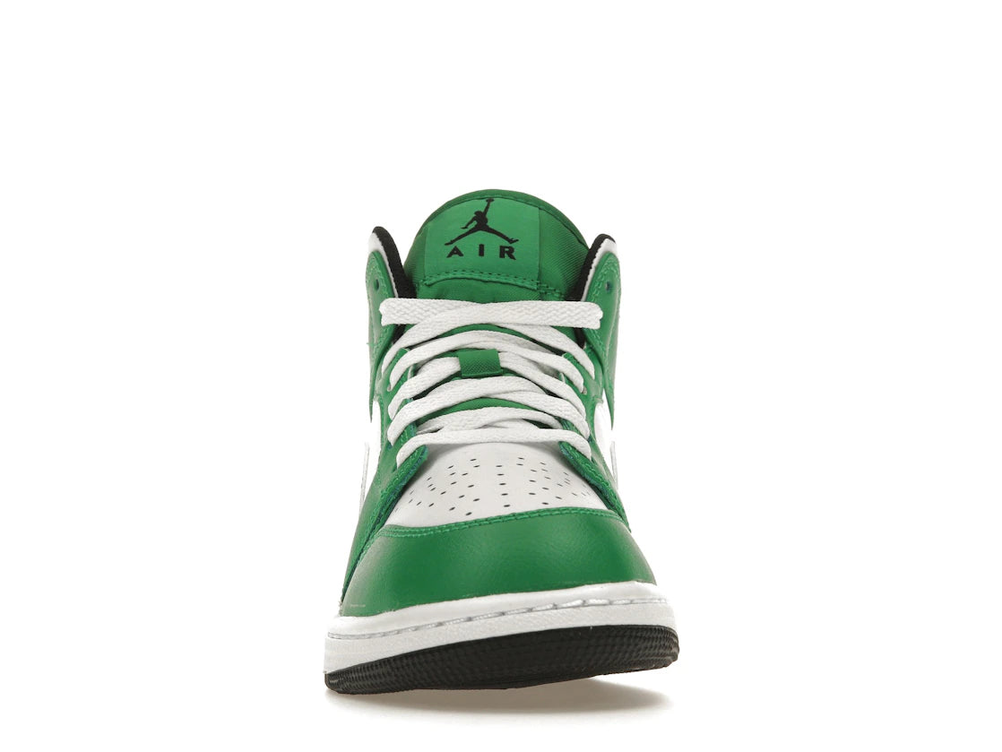 282195 Air Jordan 1 Mid GS 'Lucky Green'