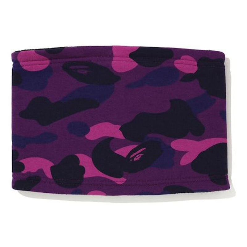 BAPE A Bathing Ape Color Camo Neck Warmer Purple