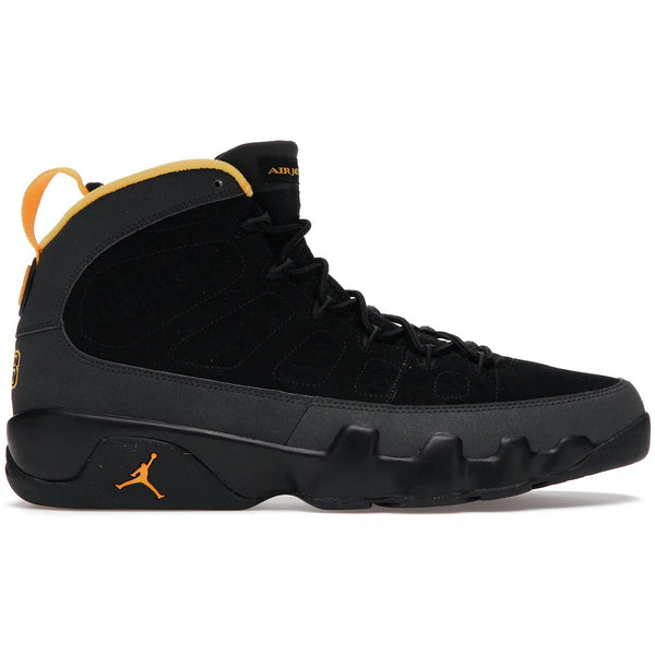 Jordan 9 Retro Dark Charcoal University Gold