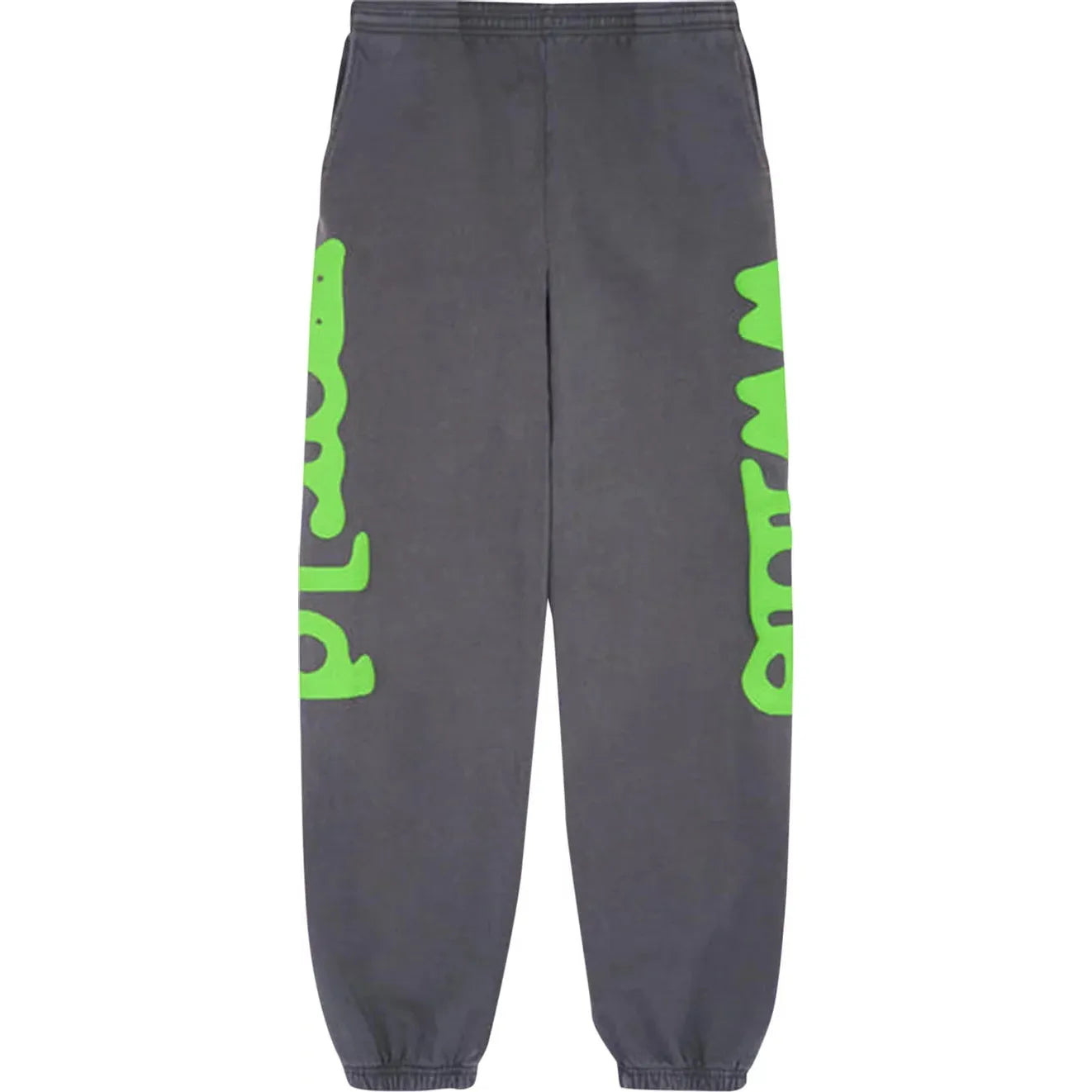 266106 Sp5der Beluga Sweatpants 'Slate Grey/Green'