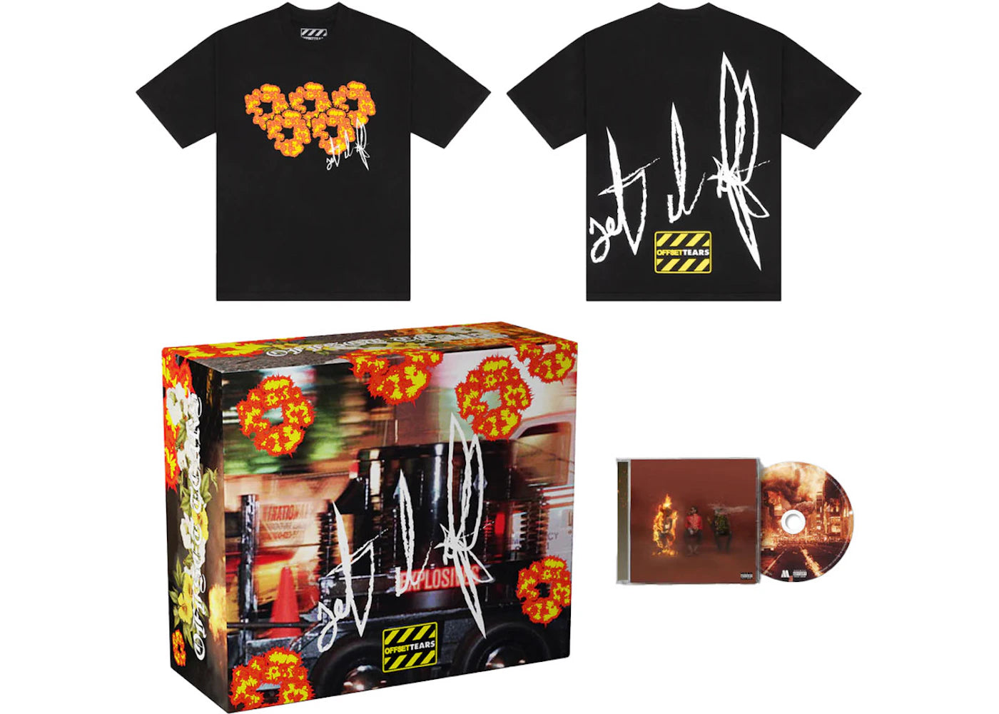 702034 Denim Tears x Offset Set It Off Box Set #3 Multicolor