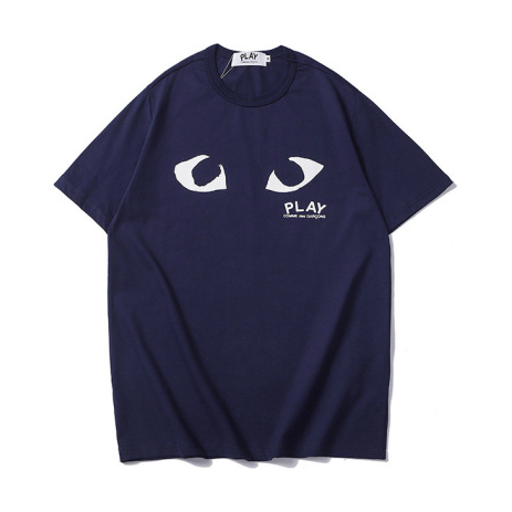 Comme Des Garçons Play eye print T-shirt 'Navy'