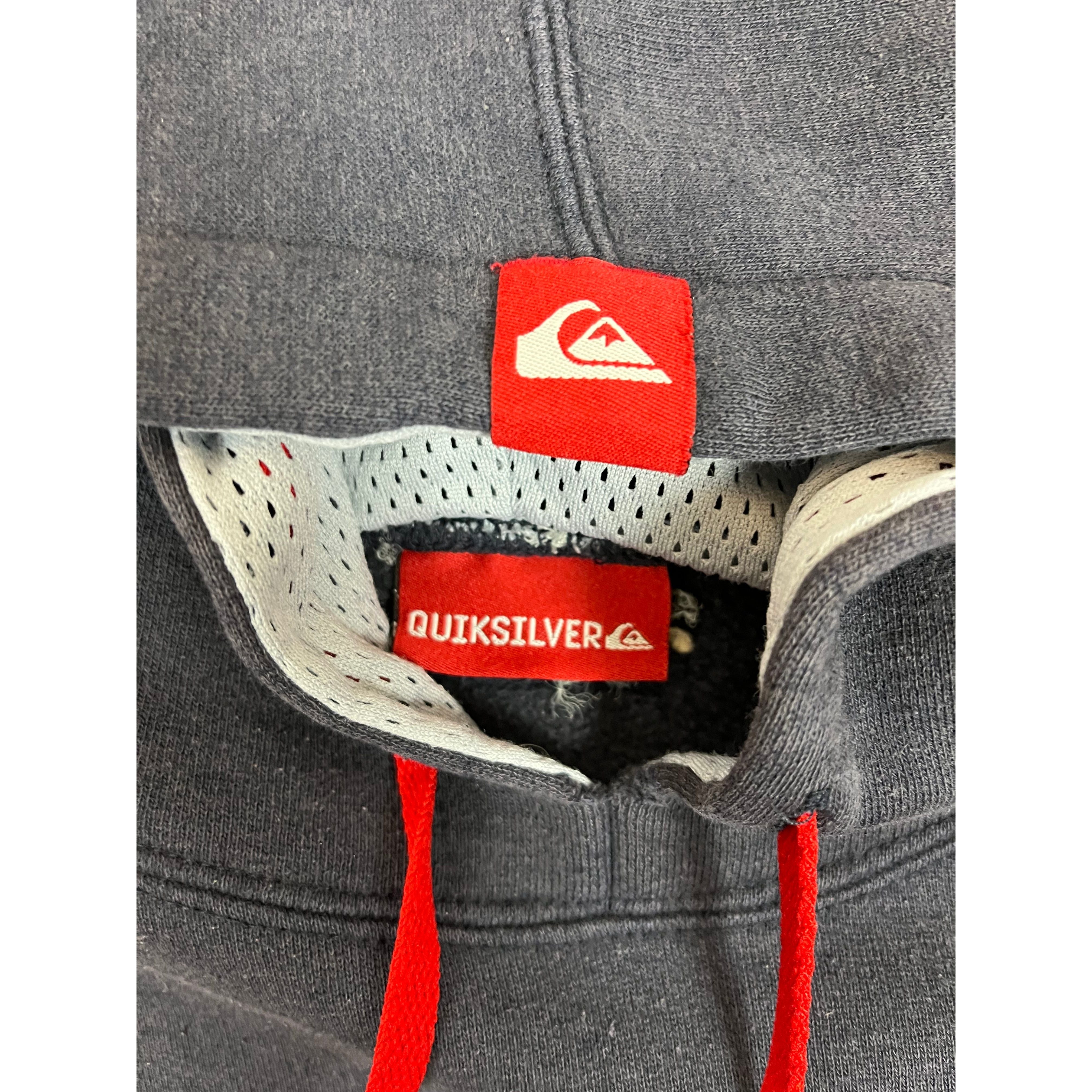 267934 (00s) Quiksilver Embroidered Faded Skater Hoodie