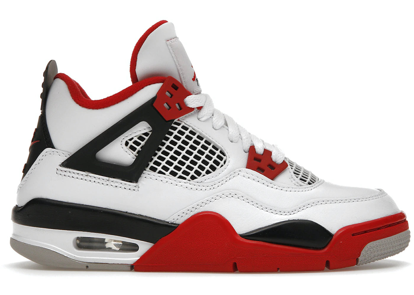 780107 Jordan 4 Retro Fire Red (2020) (GS)