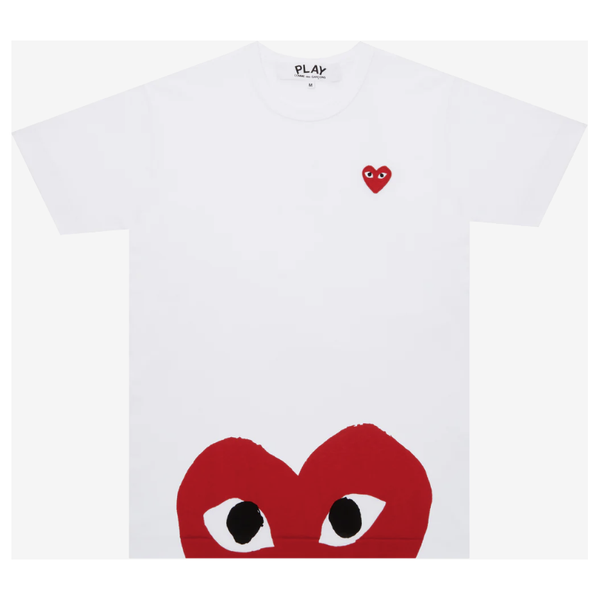 Comme des Garçons Play Red Heart T-Shirt 'White'