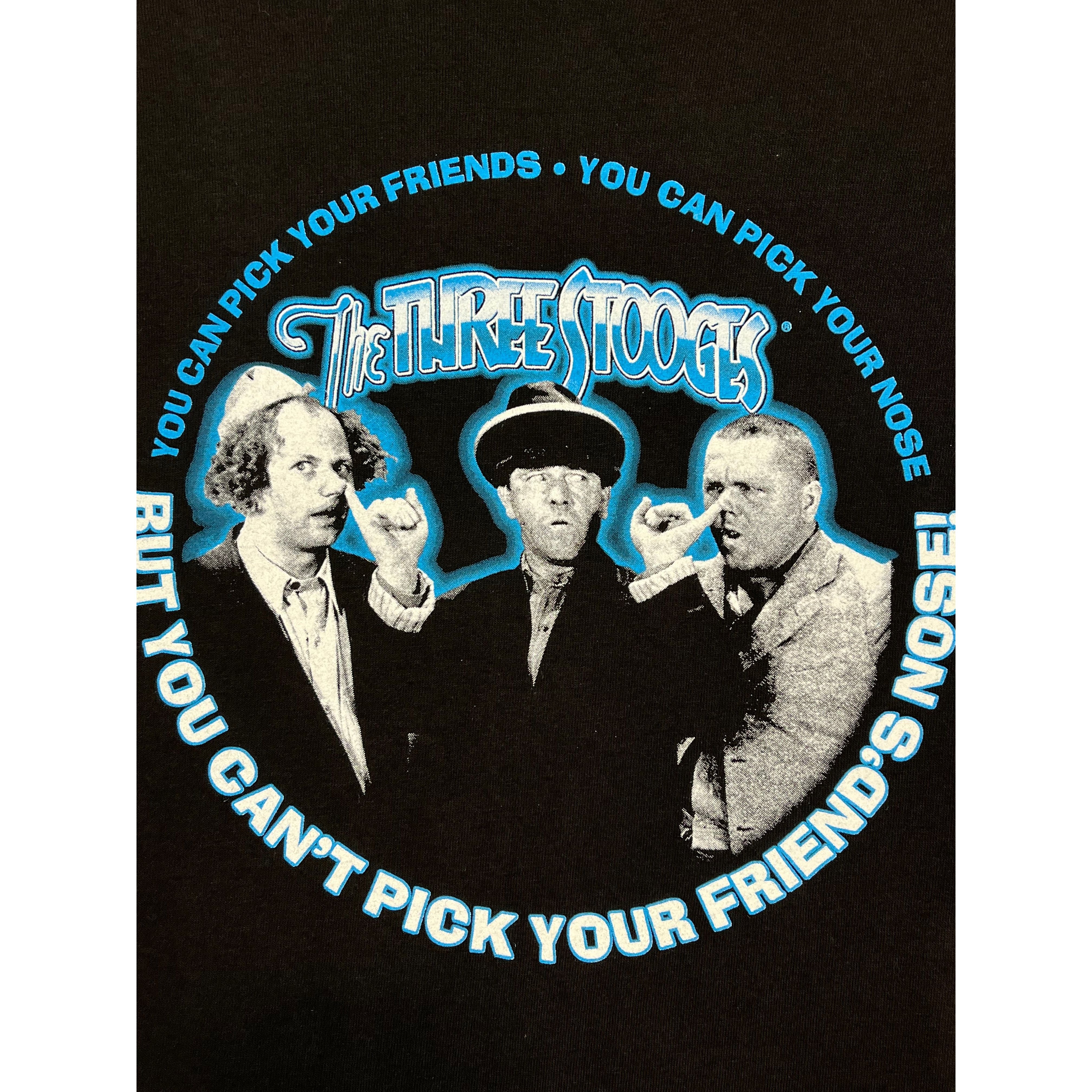 267921 (2002) The Three Stooges 'Picking Your Friends Nose' T-Shirt