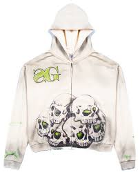 813435 Triple Sevens x Sniper Gang Vulture Zip Up Jacket Off White