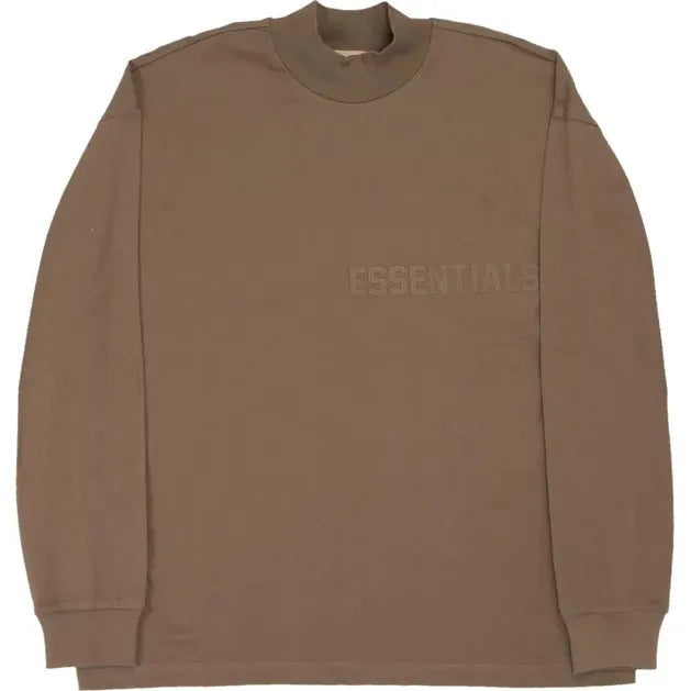 265579 Fear of God Essentials Long-Sleeve Tee 'Wood'