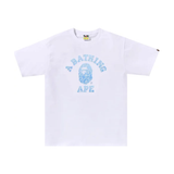 BAPE ABC Sea Surface Camo College Tee 'White'