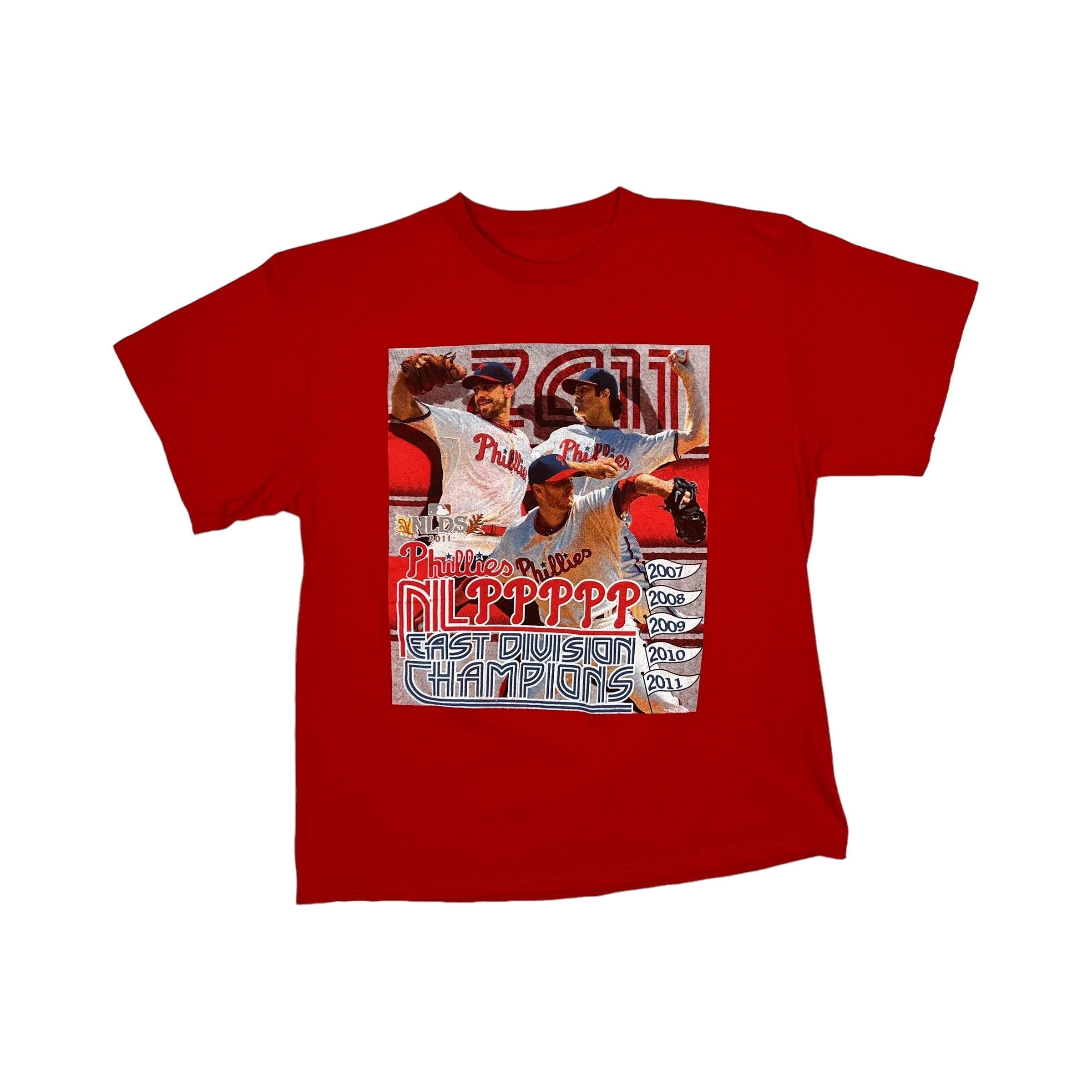 264718 (2011) Philadelphia Phillies NL East Champs Parking Lot T-Shirt