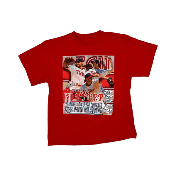 (2011) Philadelphia Phillies NL East Champs Parking Lot T-Shirt