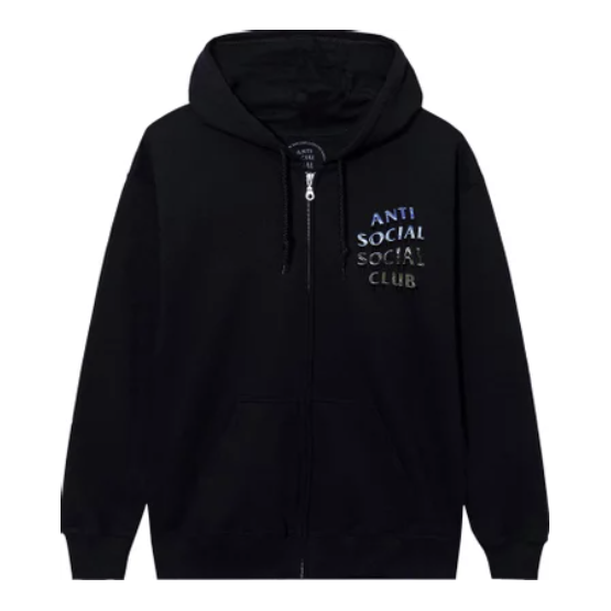 Anti Social Social Club Mind Melt Zip-Up 'Black'