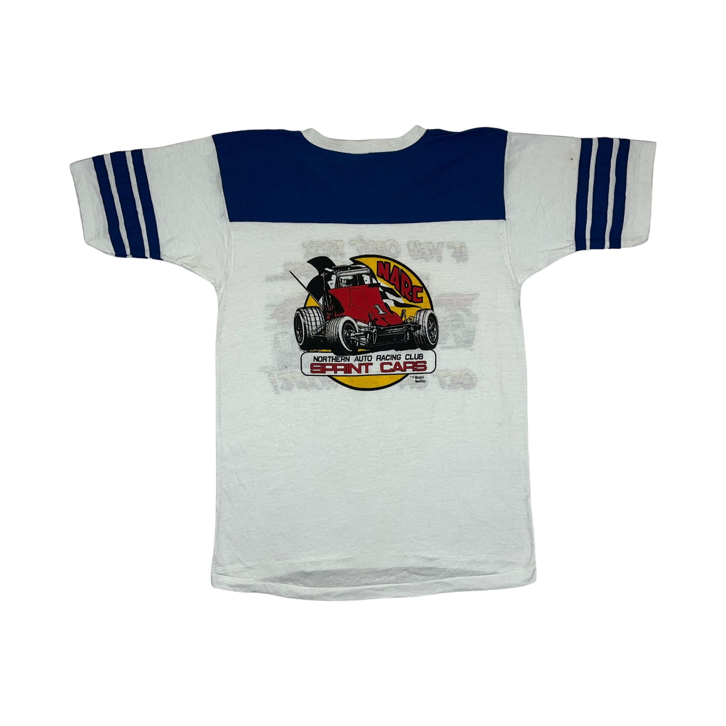 268899 (1984) Sprint Car Dirt Track Mail Racing Pun Jersey T-Shirt