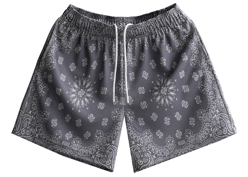 Bravest Studios Paisley Shorts Grey