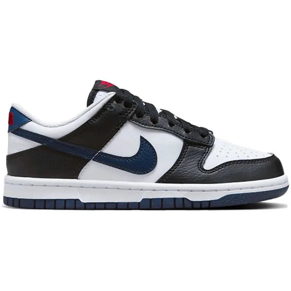 Nike Dunk Low Black White Midnight Navy (GS)