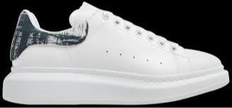 382524 alexander mcqueen oversized white textured black