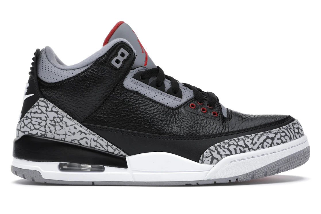 516338 Jordan 3 Retro Black Cement (2018)