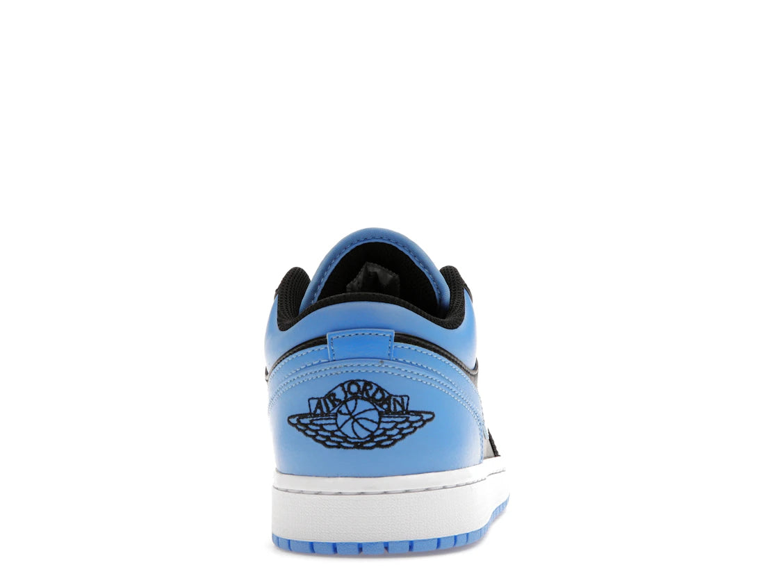 435909 Jordan 1 Low Black University Blue
