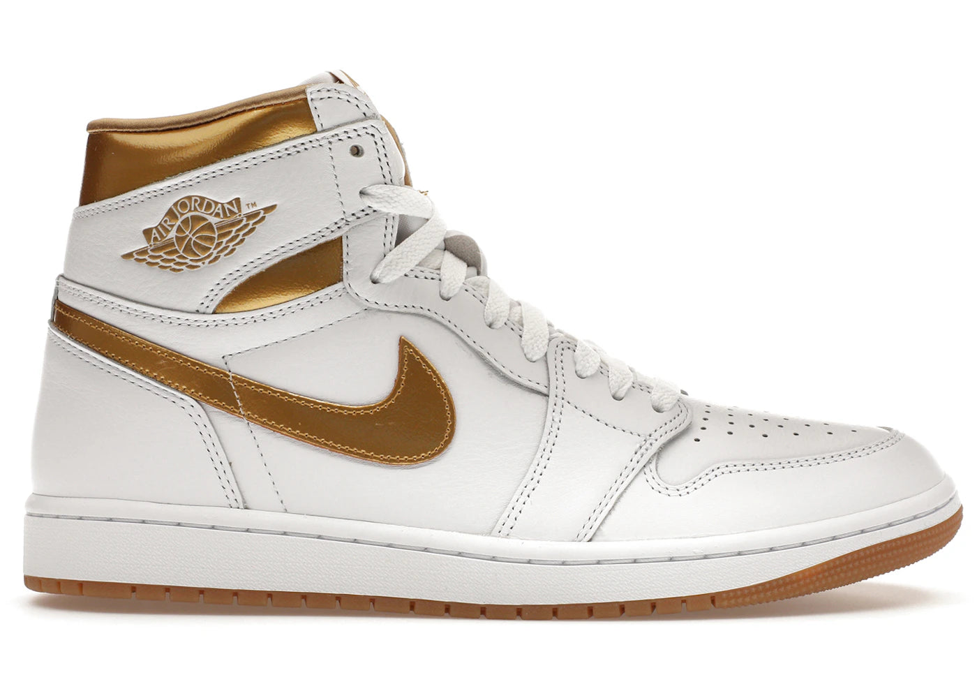 780586 Jordan 1 Retro High OG Metallic Gold (Women's)