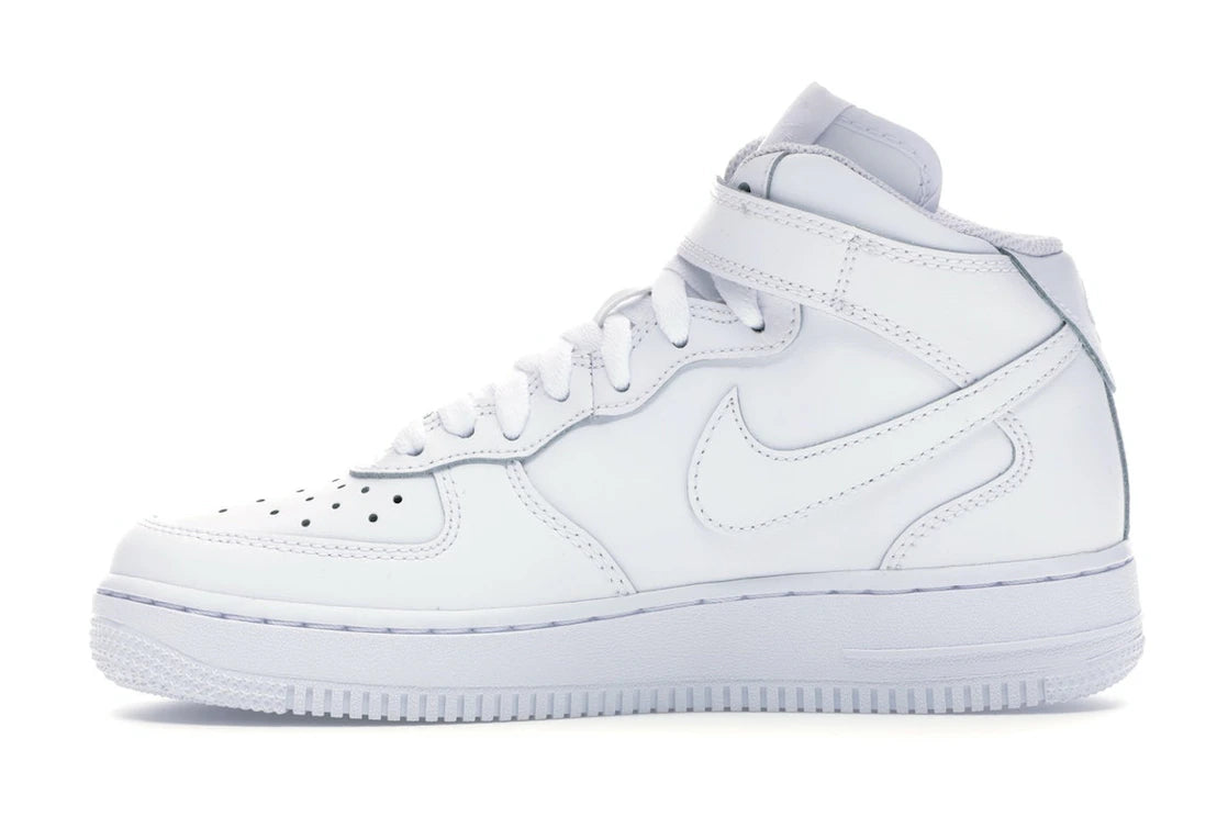 747153 Nike Air Force 1 Mid White (GS)