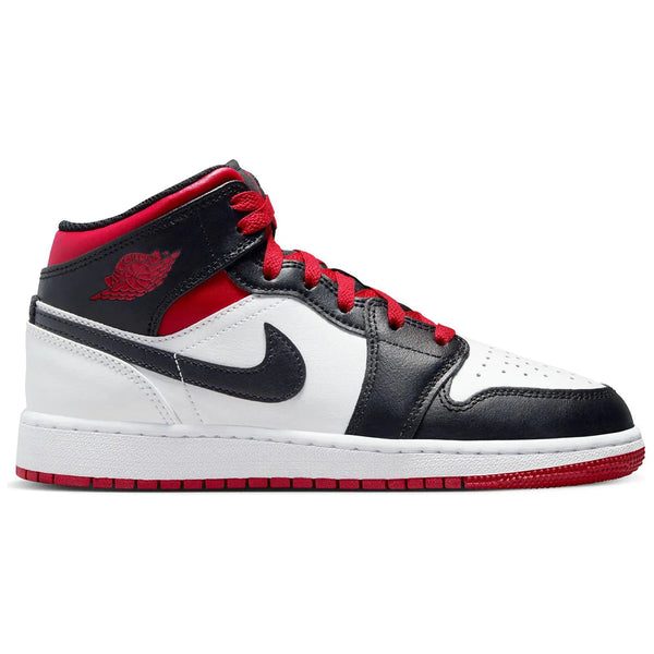 Jordan 1 Mid Gym Red Black Toe (GS)