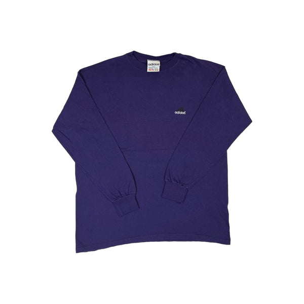 (90s) Adidas Purple Essential Long Sleeve