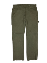 (modern) Dickies Olive Green Carpenter Work Pants 34x32