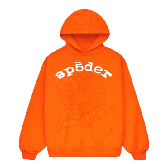 Sp5der OG Web V2 Hoodie 'Orange'