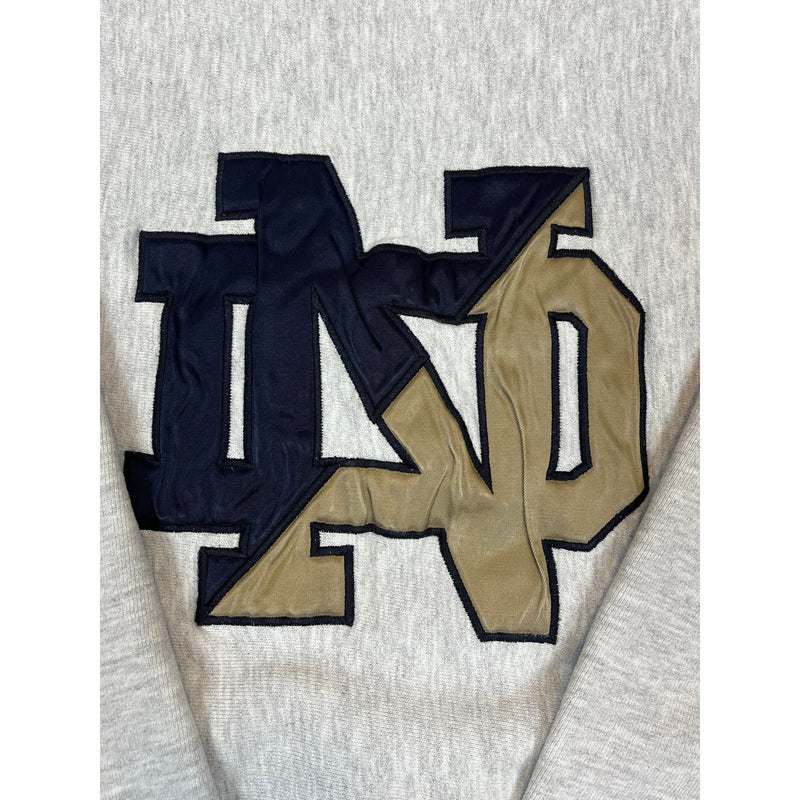 (80s) Notre Dame Champion Reverse Weave Crewneck