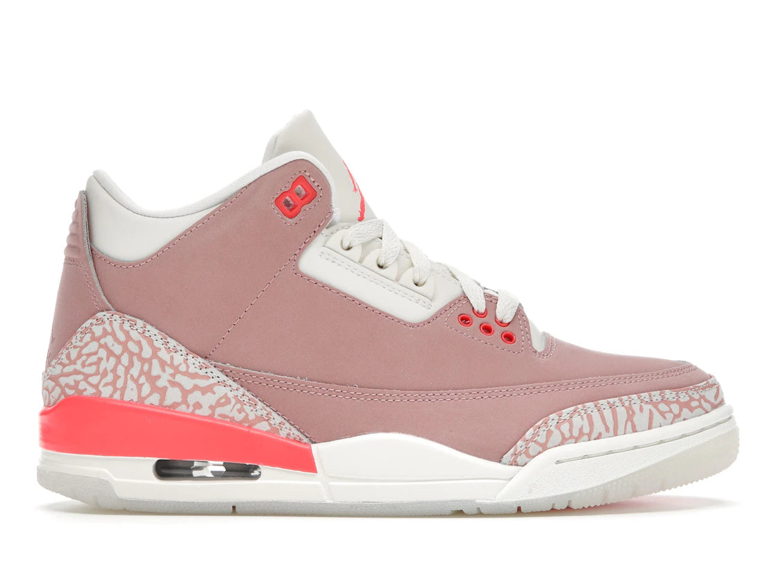 675521 Jordan 3 Retro Rust Pink (Women's)