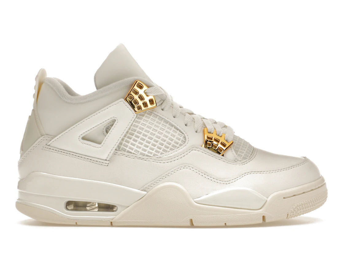 669293 Jordan 4 Retro Metallic Gold (Women's)