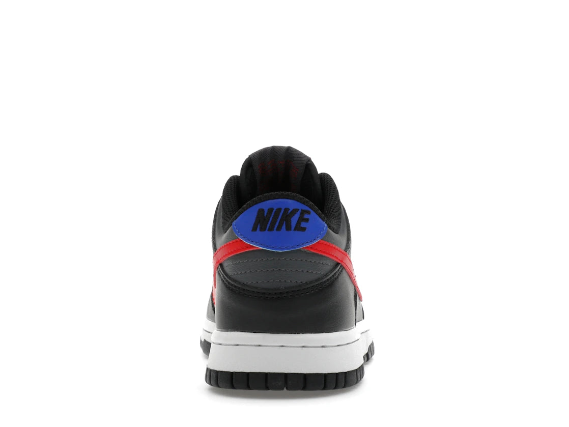 437114 Nike Dunk Low Black Racer Blue University Red (GS)